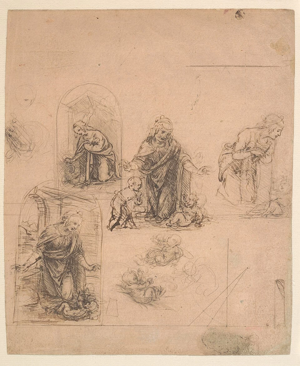 187-la Vergine adorante il Bambino Gesù, con e senza il Bambino San Giovannino - Metropolitan Museum of Art, Manhattan, New York